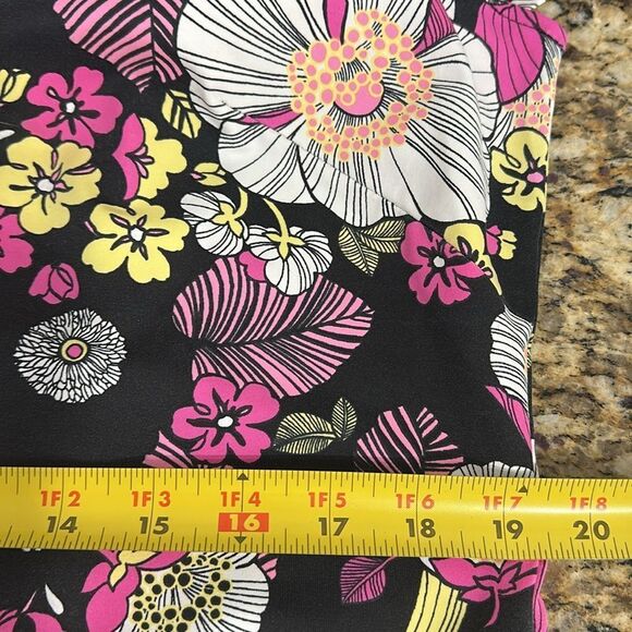Sunsets & Sweet Tea Colorful Floral Print Anywhere Dress With Pockets Size XL - Picture 8 of 10